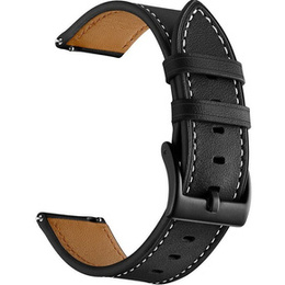 Pasek skórzany Cowhide z teleskopem 20mm, Black