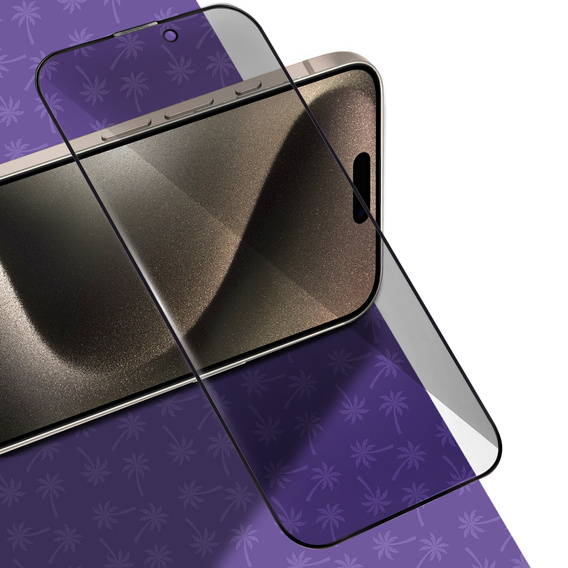 Sticlă temperată Shy Palm Privacy pentru iPhone 15 Pro Max