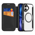 Husă Dux Ducis pentru iPhone 17, Skin X Pro, cu clapetă, pentru MagSafe, negru