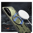 Carcasă pentru Samsung Galaxy A36, Military MagSafe, verde