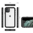 Husă impermeabilă IP68 pentru iPhone 11 Pro, Redpepper Dot+, negru