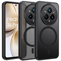 Husă pentru Realme 14 Pro 5G, pentru MagSafe, ERBORD Matt Case, negru