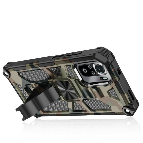 Huse pentru Xiaomi Redmi Note 10/ 10S, Armor Kickstand, verde