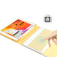 Carcasă + tastatură iPad 10.2 2019 / 2020 / 2021, galben