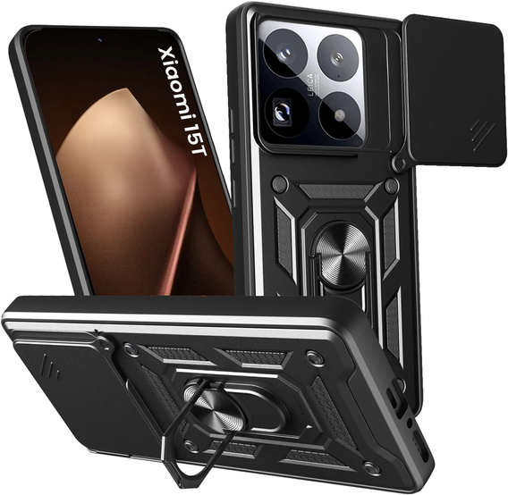CamShield Slide carcasă blindată cu capac de cameră și inel pentru Xiaomi 15T