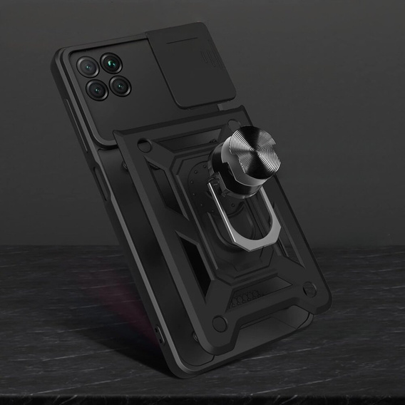 Husă blindată pentru T Phone 2 5G, CamShield Slide, negru