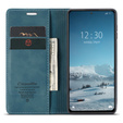 Husa CASEME pentru Xiaomi Redmi Note 11 Pro 4G/5G, Leather Wallet Case, verde