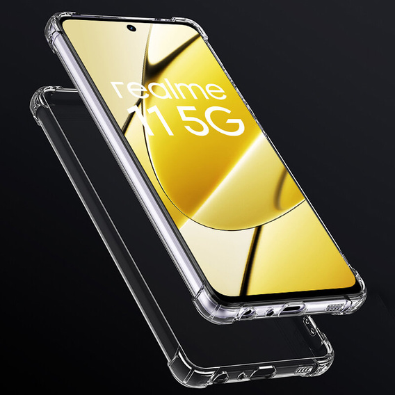 Huse pentru Realme 11 5G, Dropproof, transparentă
