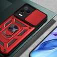 Husă blindată pentru Infinix Note 12 2023, CamShield Slide, roșu
