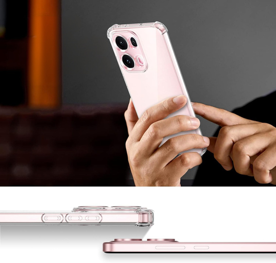 Huse pentru Oppo Reno 13 Pro, Dropproof, transparentă