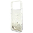Husă GUESS Liq. Glitter 4 Charms pentru iPhone 17 Pro