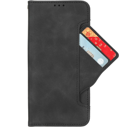 Cu clapetă pentru Honor 90 Lite 5G, Card Slot, negru