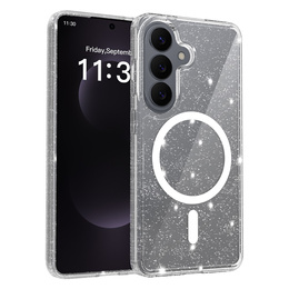 Husă strălucitoare, pentru MagSafe pentru Samsung Galaxy S26, transparentă