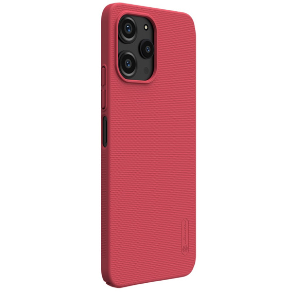 Carcasă NILLKIN pentru Xiaomi Redmi 12 4G, Super Frosted Shield Case, roșu