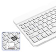 Mini tastatură fără fir Bluetooth pentru tabletă, negru