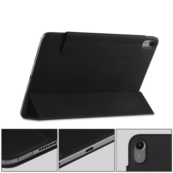 Husă pentru iPad 10.9 2022 10 Gen, Smartcase cu spațiu pentru stylus, negru