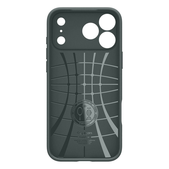 Carcasă Spigen Liquid Air pentru iPhone 17 Pro, Abyss Green