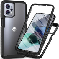 Carcasă pentru Motorola Moto G13 / G23 4G, Shockproof, cu folie, negru