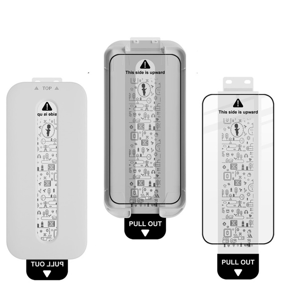 Sticlă temperată IMAK cu cadru de poziționare pentru Xiaomi 17 Pro Max, negru