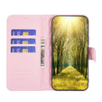 Cu clapetă pentru Samsung Galaxy A15, Wallet, BINFEN COLOR, roz