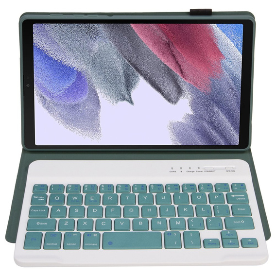 Carcasă + tastatură Samsung Galaxy Tab A7 Lite 8.7 T220 / 225, verde