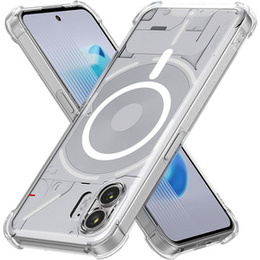 Husă pentru Nothing Phone 2, Fusion Hybrid Case, pentru MagSafe, transparentă
