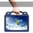 Husă pentru copii pentru Lenovo Tab M10 10.1 Gen 3 TB-328FU/TB-328XU, Cute Patterns, cu suport, albastru închis