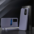 Husă cu clapetă pentru Samsung Galaxy S23+ Plus, Smart View Wallet, violet