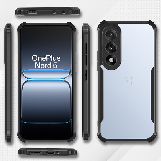 Huse pentru OnePlus Nord 5, AntiDrop Hybrid, negru