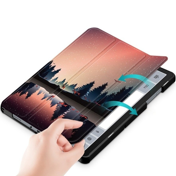 Husă pentru Samsung Galaxy Tab A9+, Smartcase, evening landscape