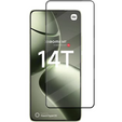 Sticlă călită 3D pentru Xiaomi 14T, cadru negru