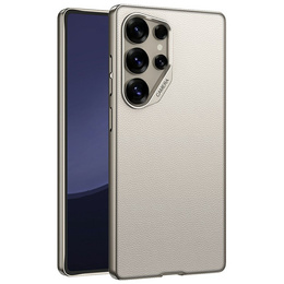 Huse pentru Samsung Galaxy S25 Ultra, GKK Leather, gri titan