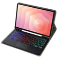 Husă cu tastatură Bluetooth iluminată și touchpad pentru Samsung Galaxy Tab S11