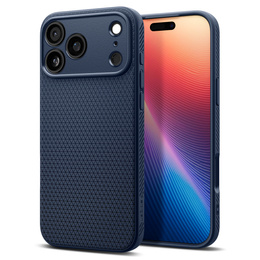 Carcasă Spigen Liquid Air pentru iPhone 17 Pro, albastru marin