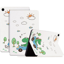 Husă cu clapetă pentru Samsung Galaxy Tab A9+, driving dinosaur