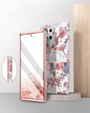 Huse pentru Samsung Galaxy S22 Ultra, Suritch Full Body Marble, roz