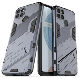 Husa pentru Realme C21Y/C25Y, Military kickstand, albastru