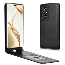 Cu clapetă pentru Honor 200 Pro 5G, Flip, negru