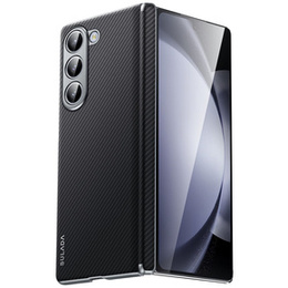 Husă din fibră de carbon SULADA pentru MagSafe pentru Samsung Galaxy Z Fold6 5G, negru