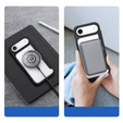 Husă Dux Ducis pentru iPhone Air, Skin X Pro, cu clapetă, pentru MagSafe, negru