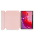 Husă pentru tastatură pentru Lenovo Tab M11, Rotary 360° Leather, roz