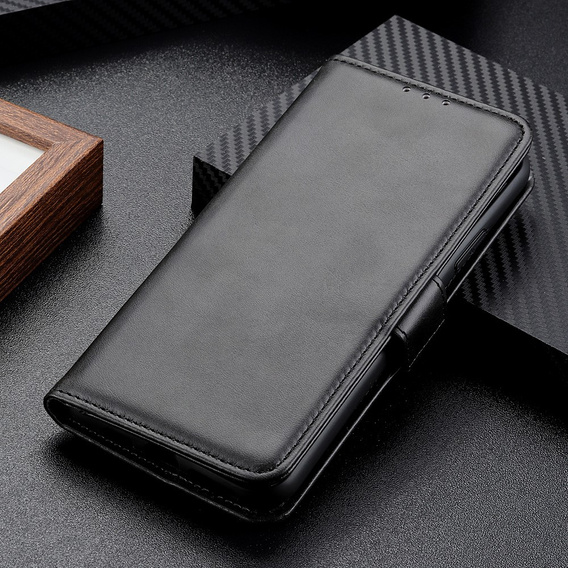 Cu clapetă pentru Motorola Moto E13, Wallet, negru