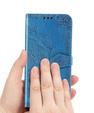 Cu clapetă pentru Honor Magic 6 Lite 5G, Mandala, albastru
