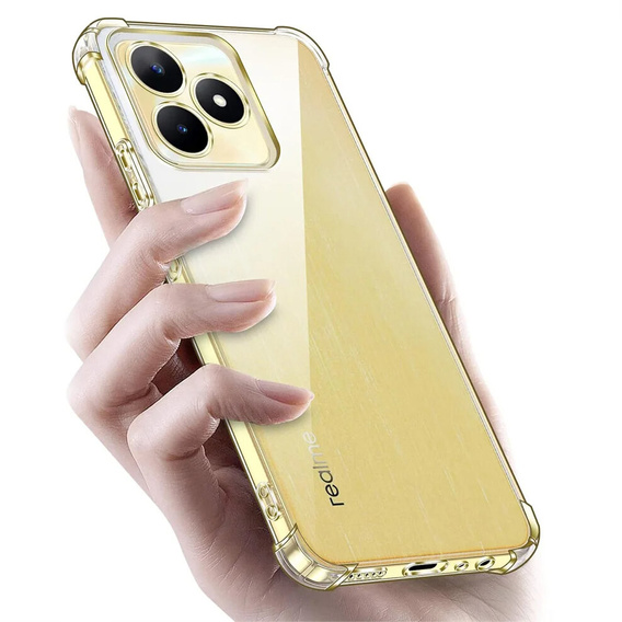 Huse pentru Realme Note 50, Dropproof, transparentă