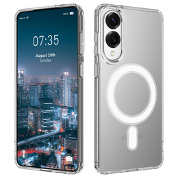 Husă pentru Samsung Galaxy S25 Edge, Fusion Hybrid Case, pentru MagSafe, transparentă