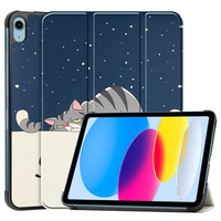 Husă pentru iPad 10.9 2022, Smartcase, sleeping cat