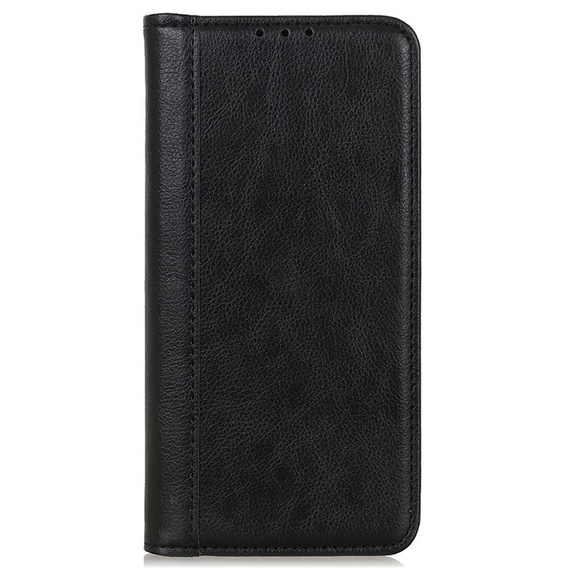 Husa cu clapetă pentru Google Pixel 9A, Split Leather, negru