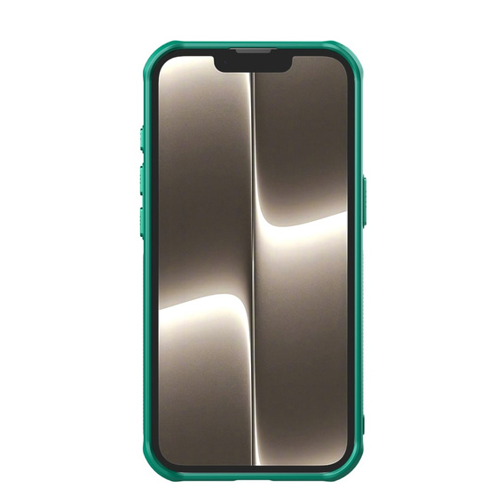 Carcasă pentru iPhone 16e, carcasă blindată Nillkin, Icelade Prop, pentru Magsafe, verde
