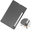 Husă pentru Samsung Galaxy Tab S9 FE, Tri-fold, gri