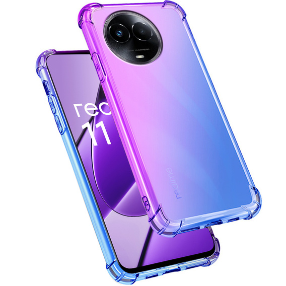 Husa pentru Realme 11 5G, Gradient Dropproof, Violet / albastru